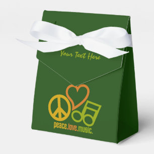 Peace Liebe Music Custom Fevor Box Geschenkschachtel