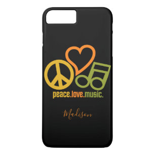 Peace Liebe Music individuelle Name - Fälle Case-Mate iPhone Hülle