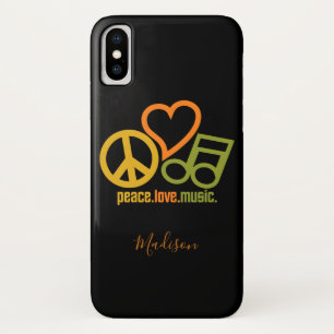 Peace Liebe Music individuelle Name - Fälle Case-Mate iPhone Hülle