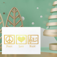Peace Liebe Music - Wunderschöner Musiker Gold