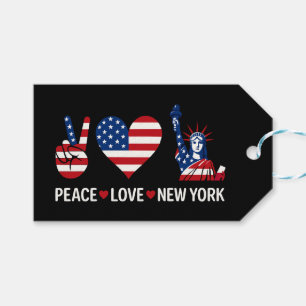 Peace Liebe New York Geschenkanhänger