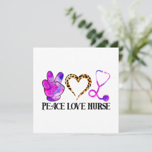 Peace Liebe Nurse - Niedliche Krankenversicherung