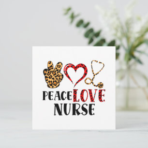 Peace Liebe Nurse - Niedliche Krankenversicherung