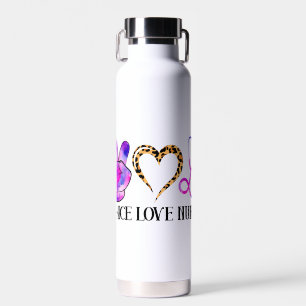Peace Liebe Nurse - Niedliche Krankenversicherung Trinkflasche