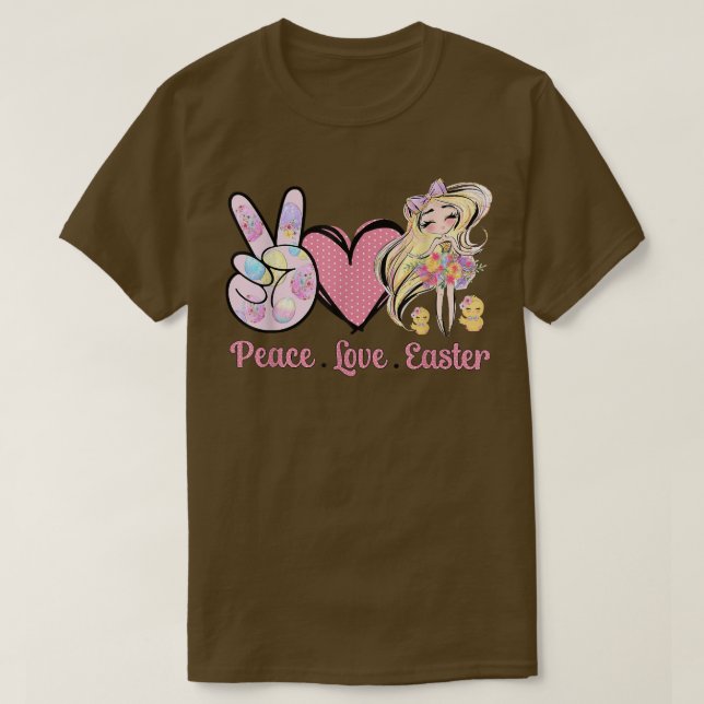 Peace Liebe Oster Faiys Kinder Kostümeier G T-Shirt (Design vorne)