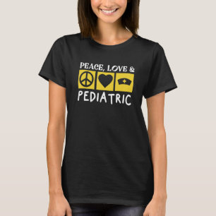 Peace Liebe Pädiatrische Pädiatrie Klinik PEDS Sq T-Shirt