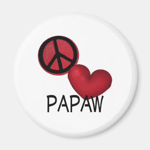 Peace Liebe Papaw Magnet