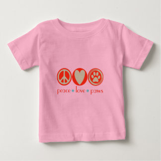 Peace Liebe Paws Baby T-shirt