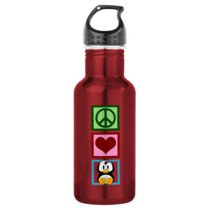 Peace Liebe Penguins Trinkflasche