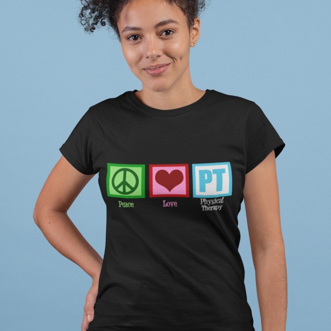 Peace Liebe Physiotherapeut T-Shirt (Von Creator hochgeladen)