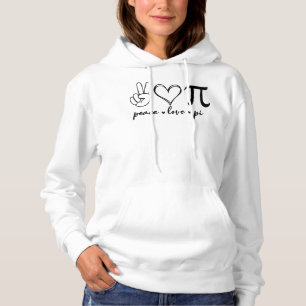 Peace Liebe Pi Math Liebe Pi Day Mathematik Mathem Hoodie