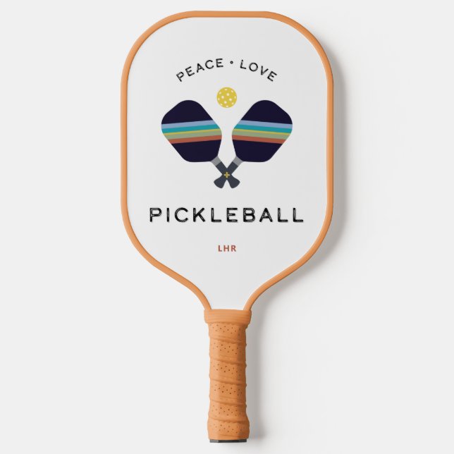 Peace Liebe Pickleball Custom Pickleball Paddle (Vorderseite)