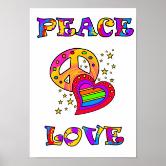 PEACE & LIEBE POSTER