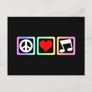 Peace Liebe Postkarte