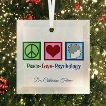 Peace Liebe Psychology Niedlich Psychologin Weihna