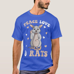 Peace Liebe Rats Women Kids Girls Rat T-Shirt