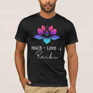 Peace Liebe Reiki Chakra Spirituelle Meditation T-Shirt