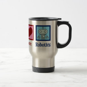 Peace Liebe Robotics Reisebecher