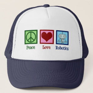 Peace Liebe Robotics Truckerkappe