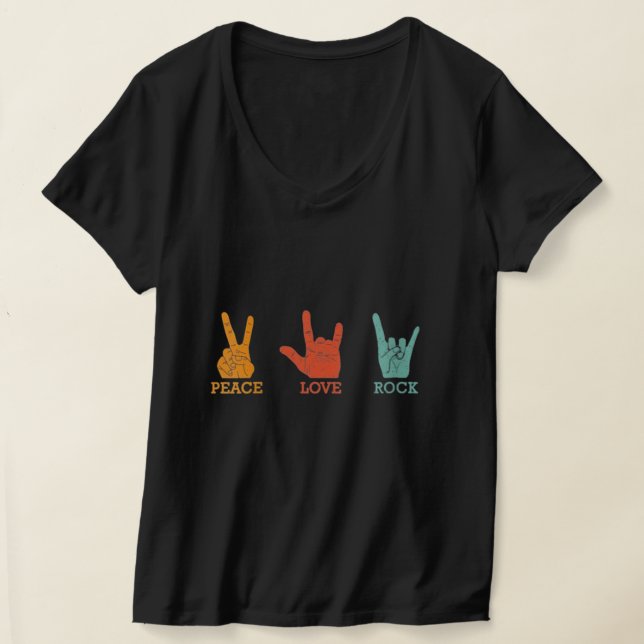 Peace Liebe Rock T-Shirt (Ablage )