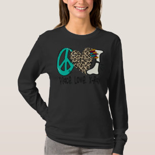 Peace Liebe Röntgen Radiologist Radiologe Radiolog T-Shirt