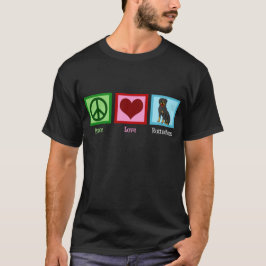 Peace Liebe Rottweilers T-Shirt