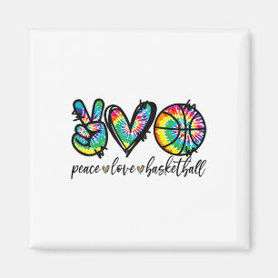 Peace Liebe Sketch Gefärbte Krawatte Niedlich Sket Magnet