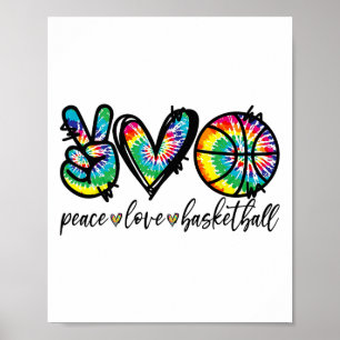 Peace Liebe Sketch Gefärbte Krawatte Niedlich Sket Poster