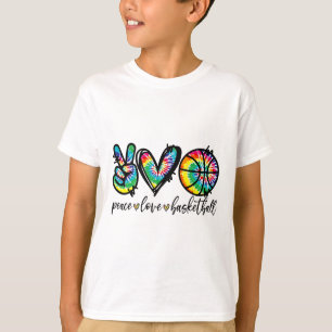 Peace Liebe Sketch Gefärbte Krawatte Niedlich Sket T-Shirt
