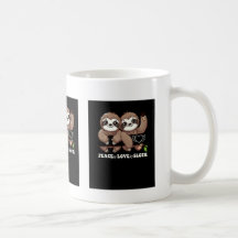 Peace Liebe Sloth Süße Tier Lovers