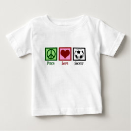 Peace Liebe Soccer Baby T-shirt