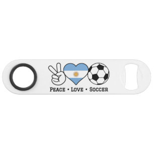 Peace Liebe Soccer Bar Key Argentinien