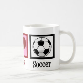 Peace Liebe Soccer Kaffeetasse