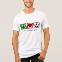 Peace Liebe Soccer Team Custom Futbol Player