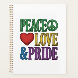 Peace Liebe Stolz Vintage Gravur Vektor Design_1 Planer