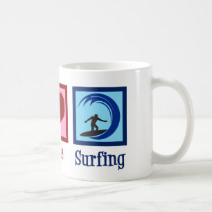 Peace Liebe Surfing Kaffeetasse