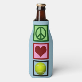 Peace Liebe Tennis Flaschenkühler