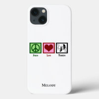Peace Liebe Theater Personalisiert