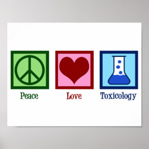 Peace Liebe Toxicology Poster