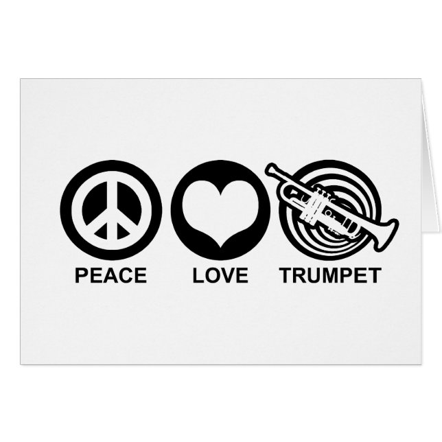 Peace Liebe Trumpet (Vorderseite (Horizontal))