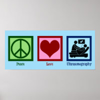 Peace Liebe Ultrasonographie Ultrasound Techniker