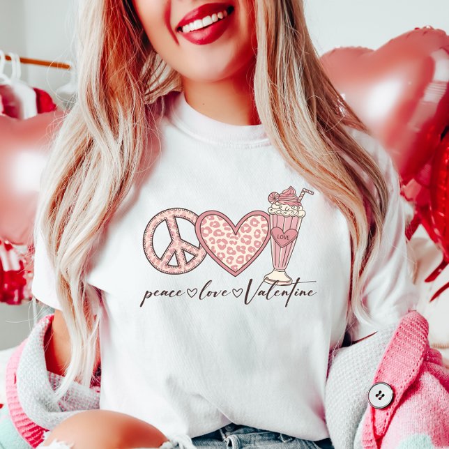 Peace Liebe Valentine T-Shirt (Von Creator hochgeladen)