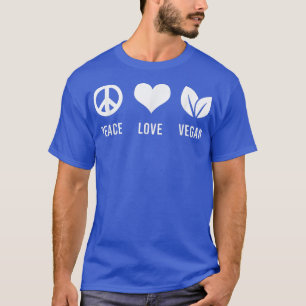 Peace Liebe Vegan Veganism Funny Vegetarian Vegan  T-Shirt