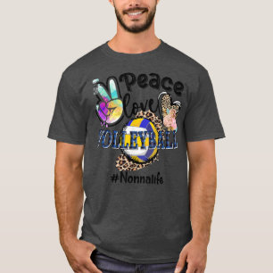 Peace Liebe Volleyball Nonna Mama Locarno T-Shirt