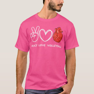 Peace Liebe Volleyball Volleyball Lover T-Shirt