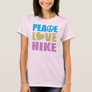 Peace Liebe Wanderung T-Shirt