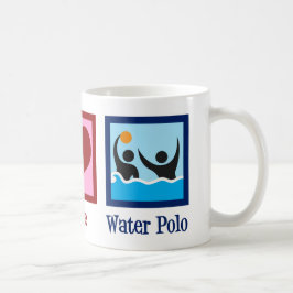 Peace Liebe Water Polo Kaffeetasse