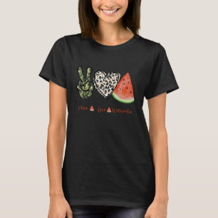 Peace Liebe Watermelon Locarno Ristorante La Lanch T-Shirt
