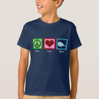 Peace Liebe Whales Navy Blue Kids
