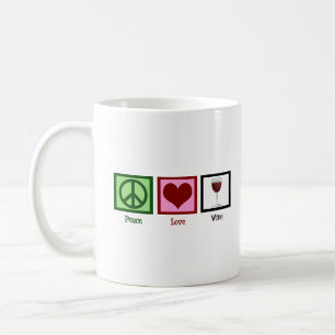 Peace Liebe Wine Kaffeetasse